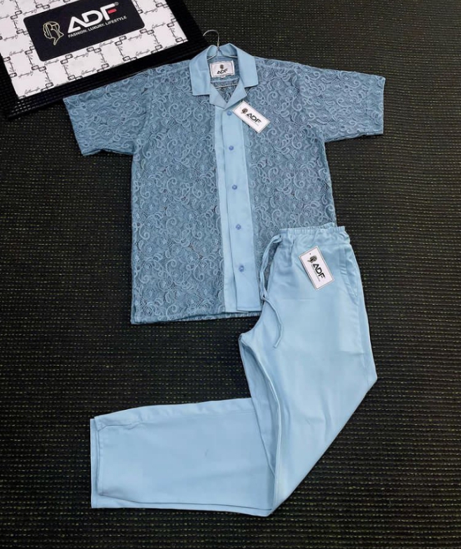 short sleeve shirt & joggers